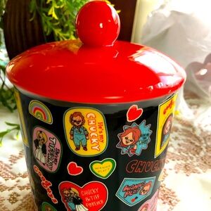 Chucky Good Guys Horror Movie Ceramic Cookie Jar Canister with Lid Kitchen Decor